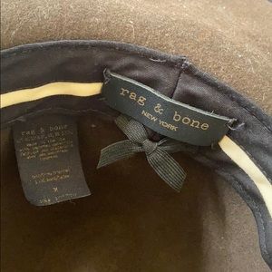 Rag & Bone women’s hat; wide flat brim